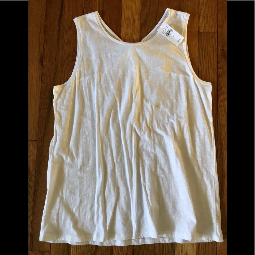 White tank top